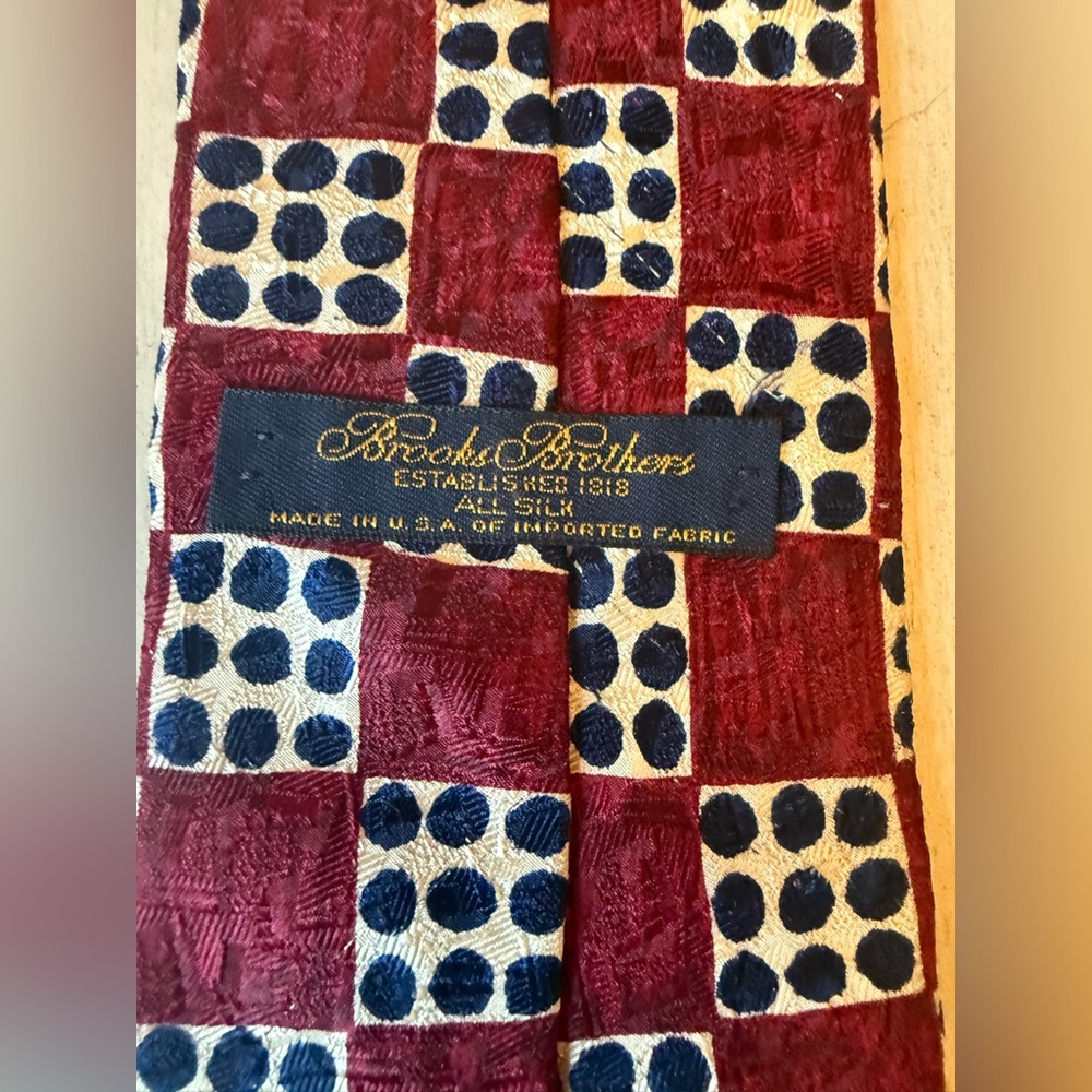 Vintage EUC Brook’s Brothers Necktie- Made in America - Picture 2 of 6